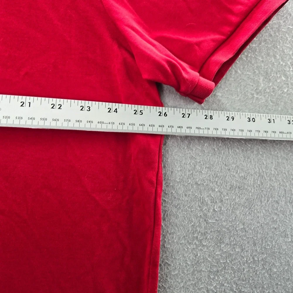 Polo Ralph Lauren Men Polo Shirt XL‎ Red Logo Blue Pony Short Sleeve